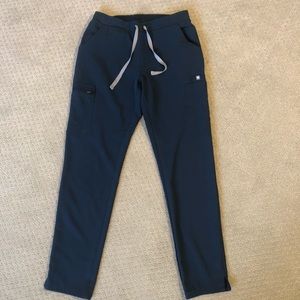 Yola Skinny Scrub Pants in Dark Harbour